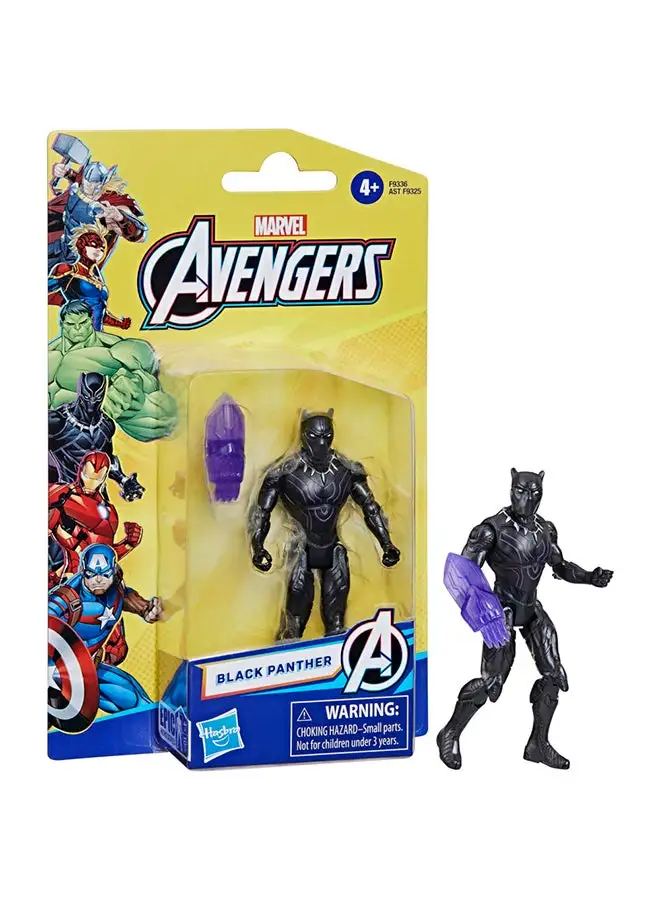 AVENGERS Marvel Avengers Epic Hero Series Black Panther Action Figure, 4-inch, Super Hero Toys For Kids Ages 4 and Up