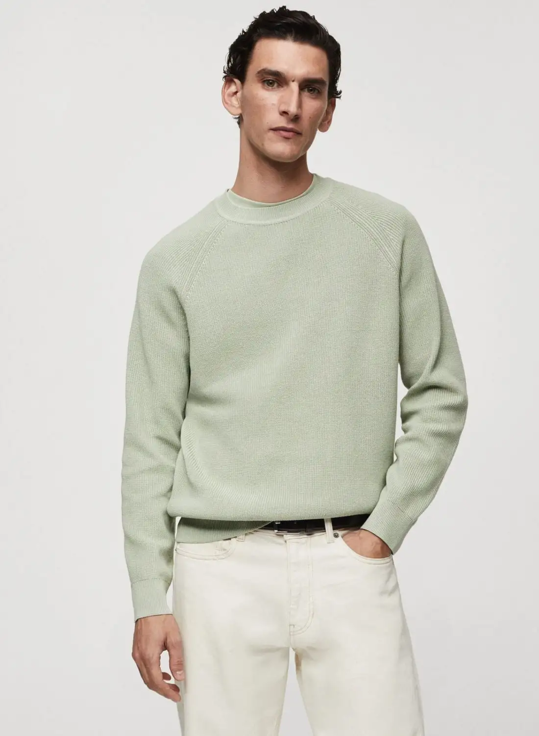 Mango Man Essential Crew Neck Sweater