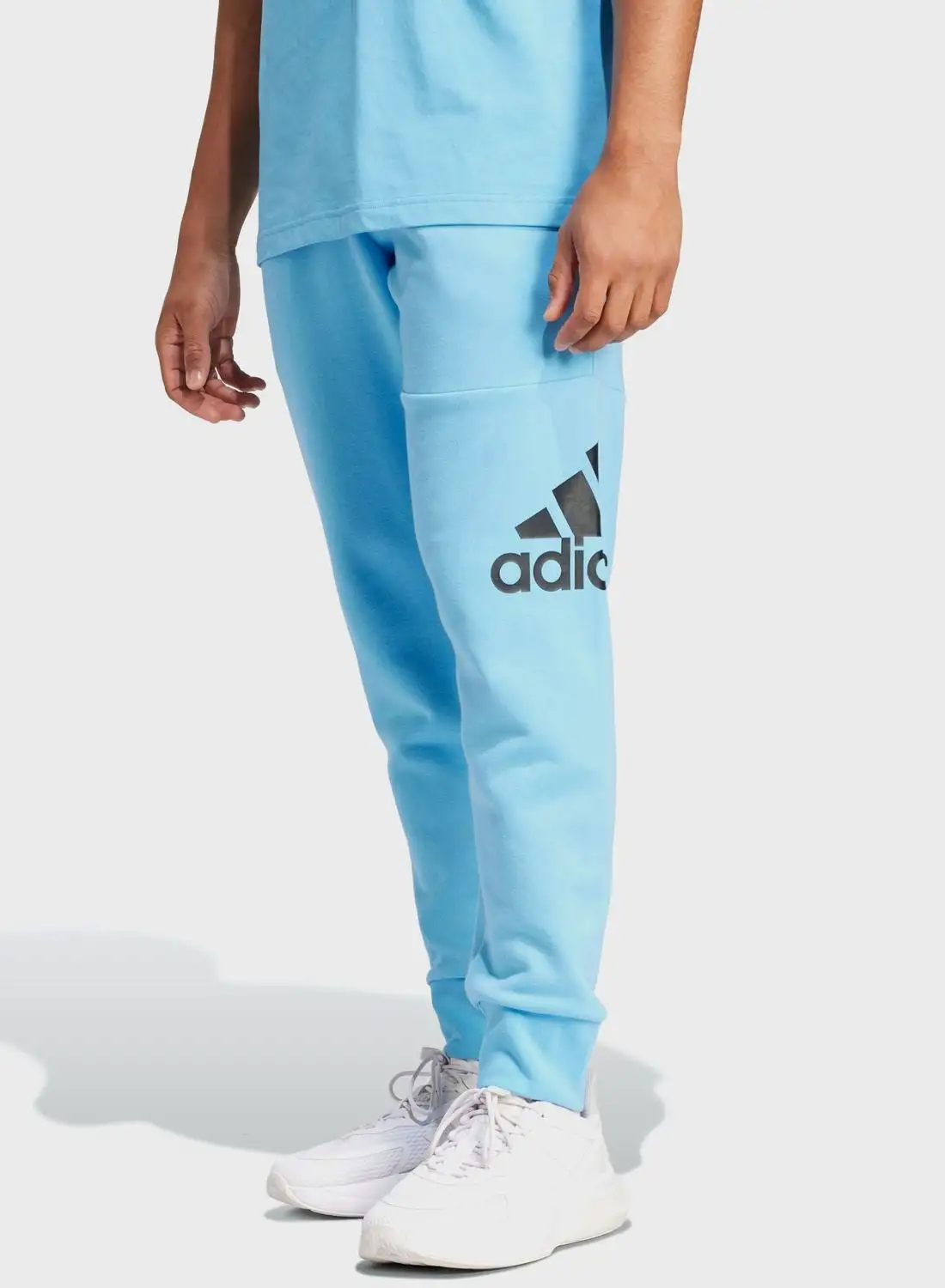 Adidas Essentials French Terry Tapered Cuff Logo Pants