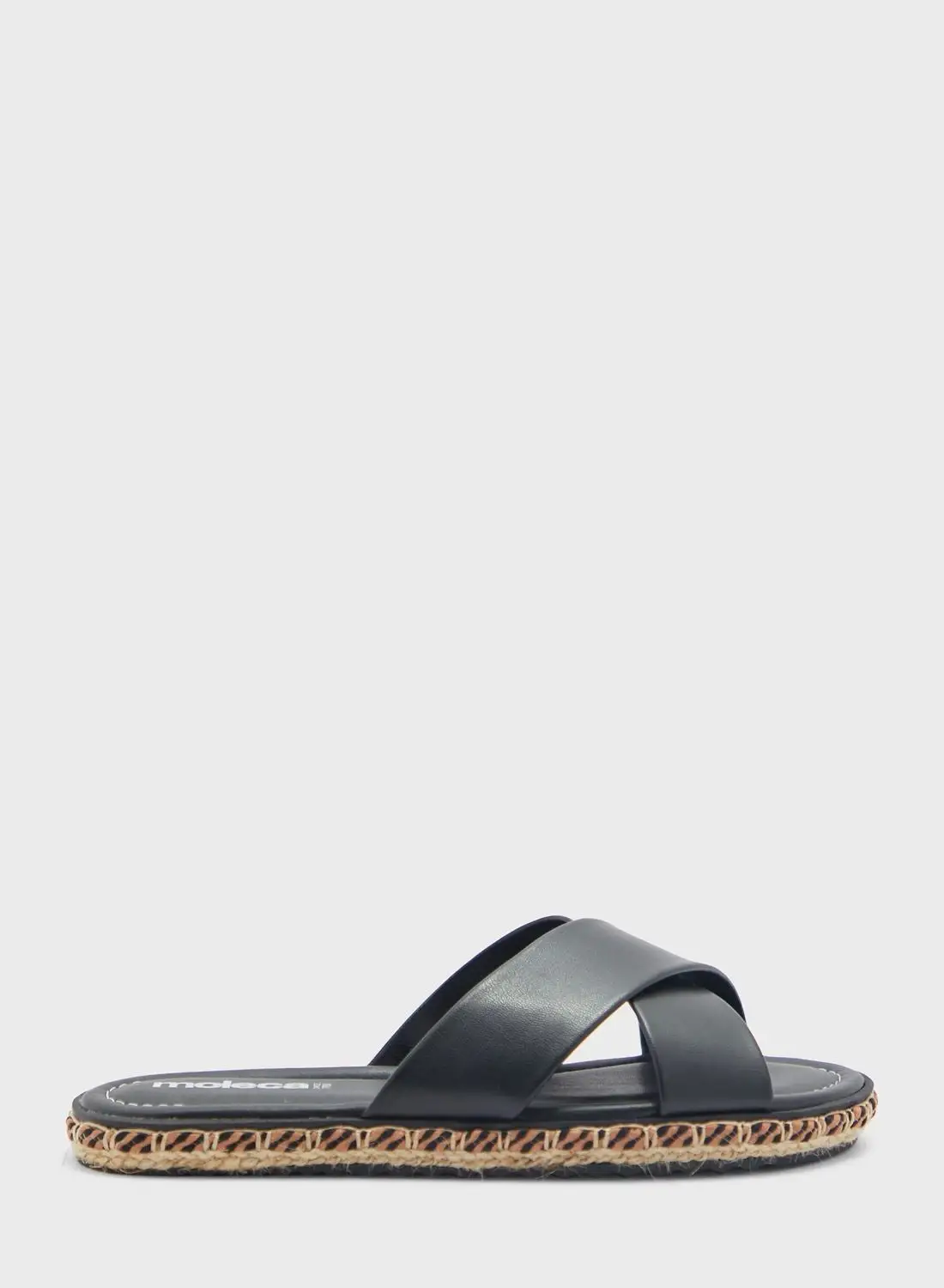 MOLECA Eileen Cross Strap Flat Sandals