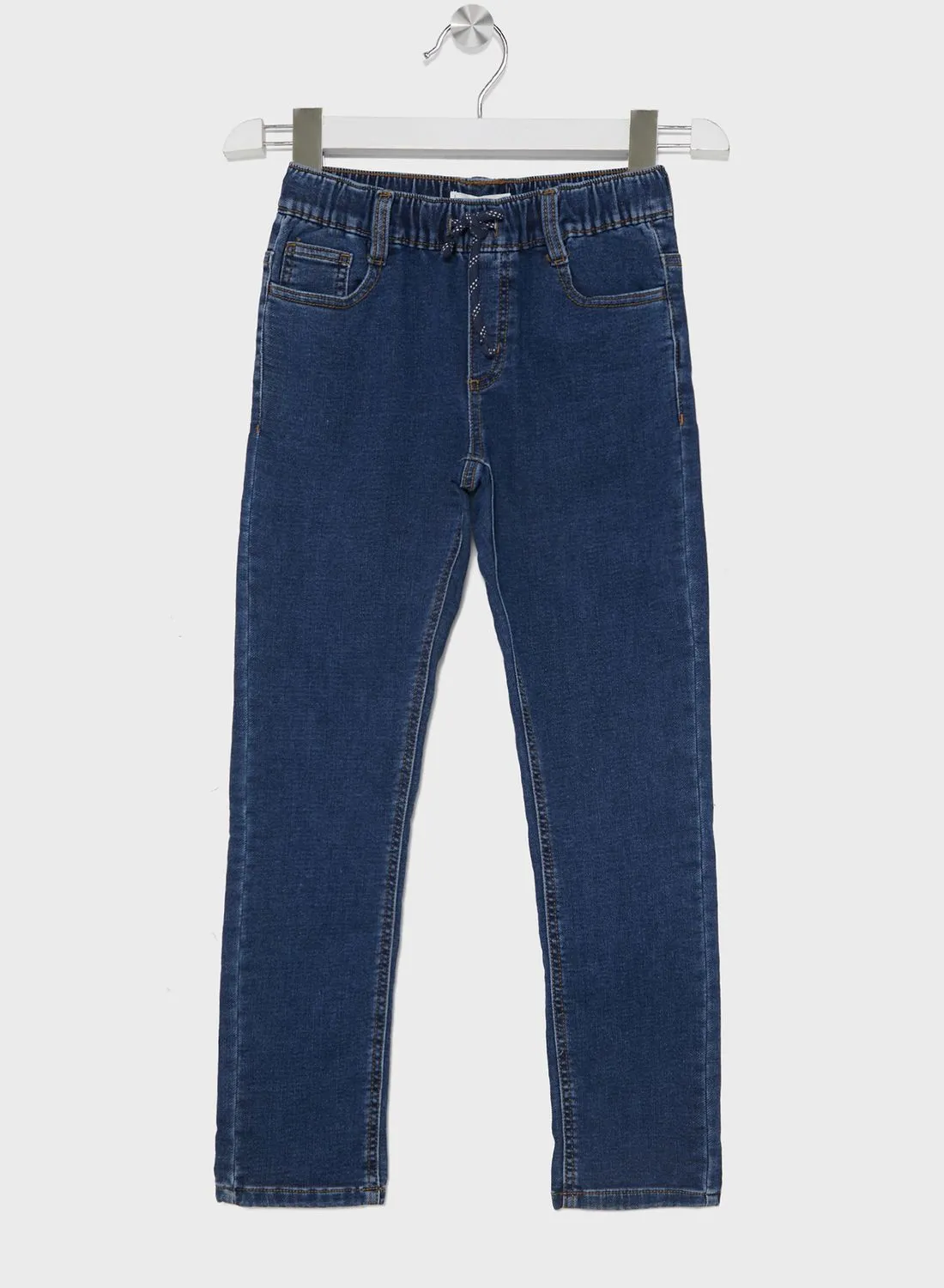 MANGO Kids Drawstring Jeans