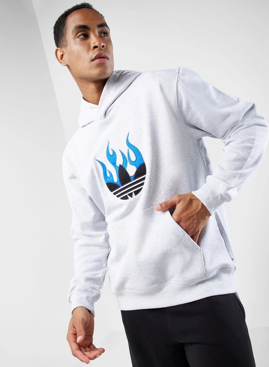 adidas Originals Flames Logo Hoodie