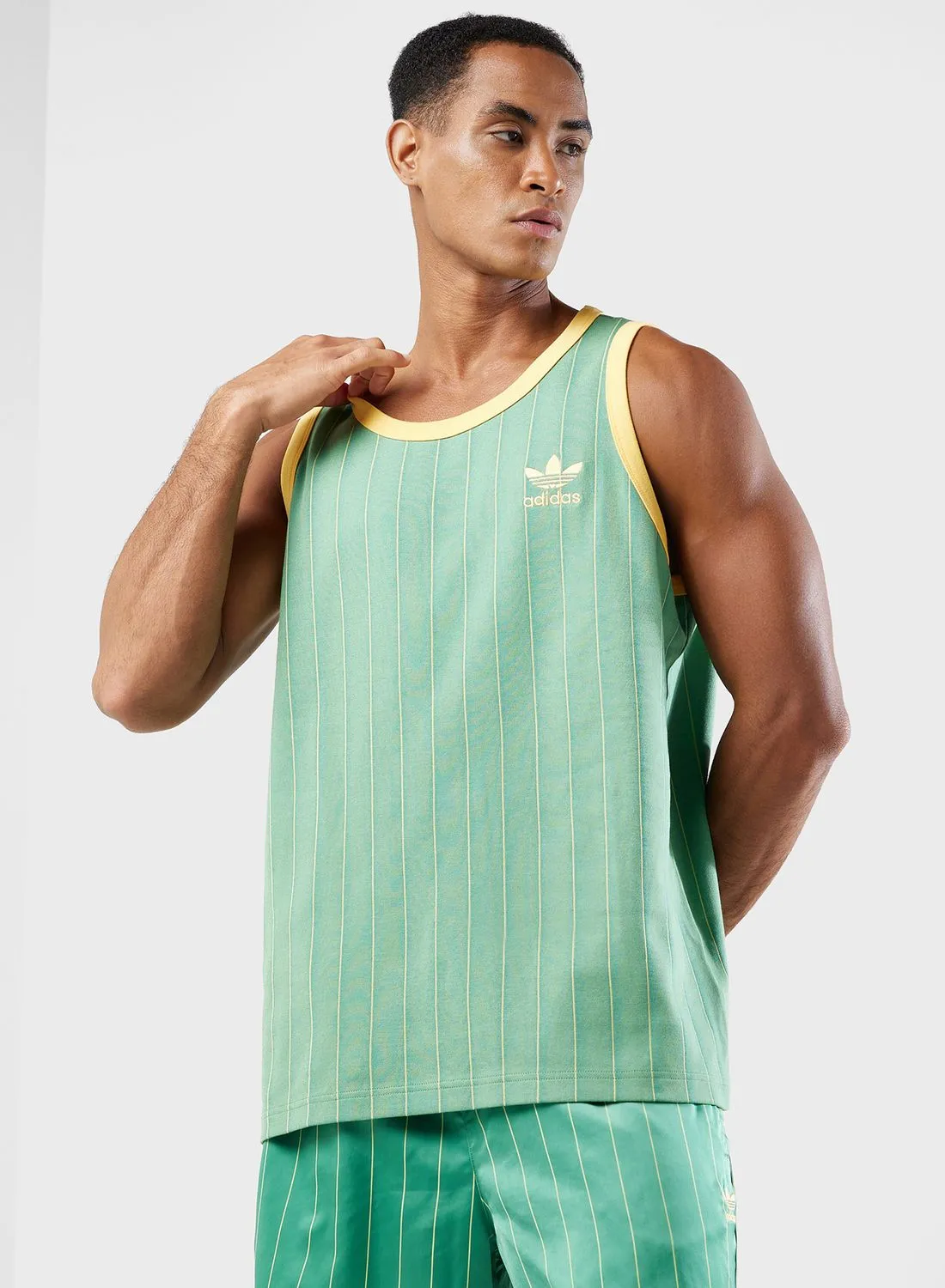 adidas Originals Pinstripe Tank Vest