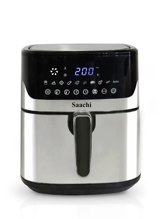 Saachi Air Fryer with Built-In Weighing Scale, Wiz Technology, 9 Pre-Set Cooking Programs, Adjustable Timer and Temperature Control 7 L 1600 W NL-AF-4788D-BK Black