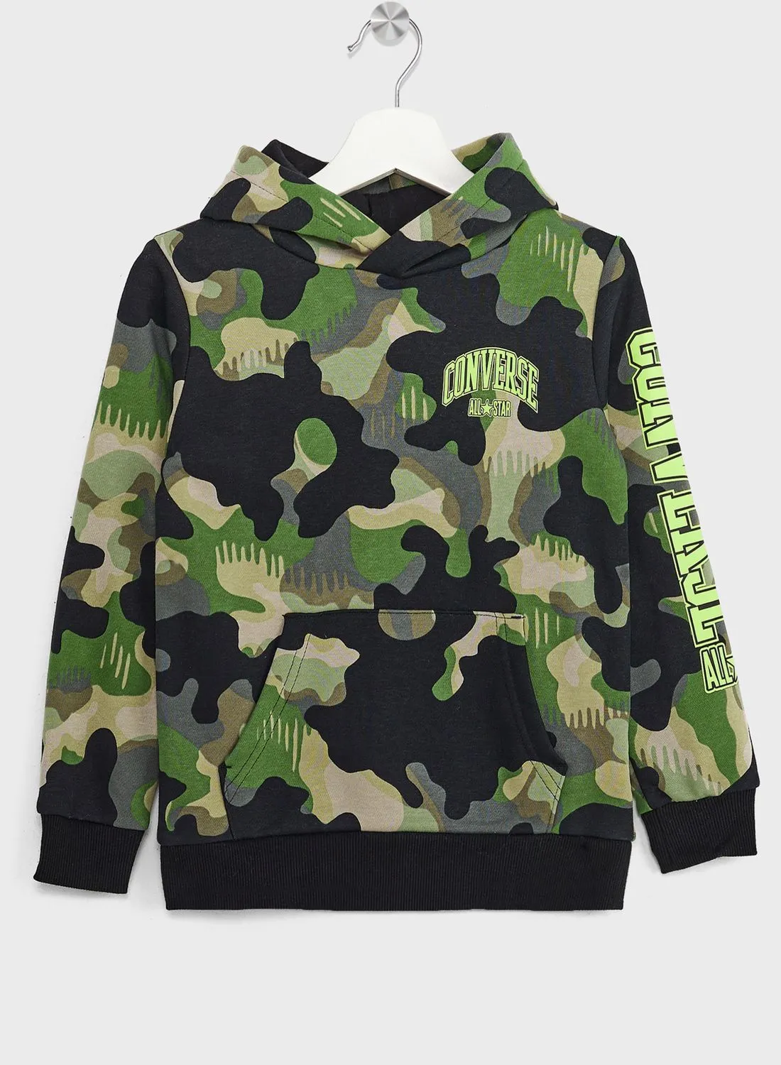 CONVERSE Kids Camo Aop Fleece Hoodie