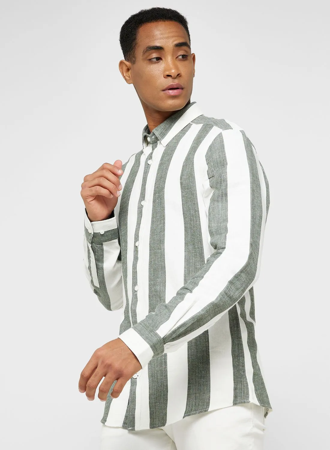 Only & Sons Striped Slim Fit Shirt