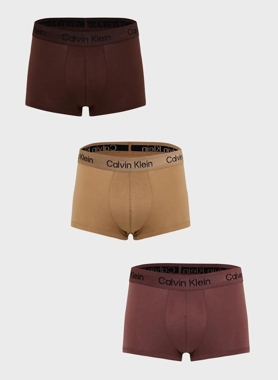 CALVIN KLEIN 3 Pack Logo Band Trunk