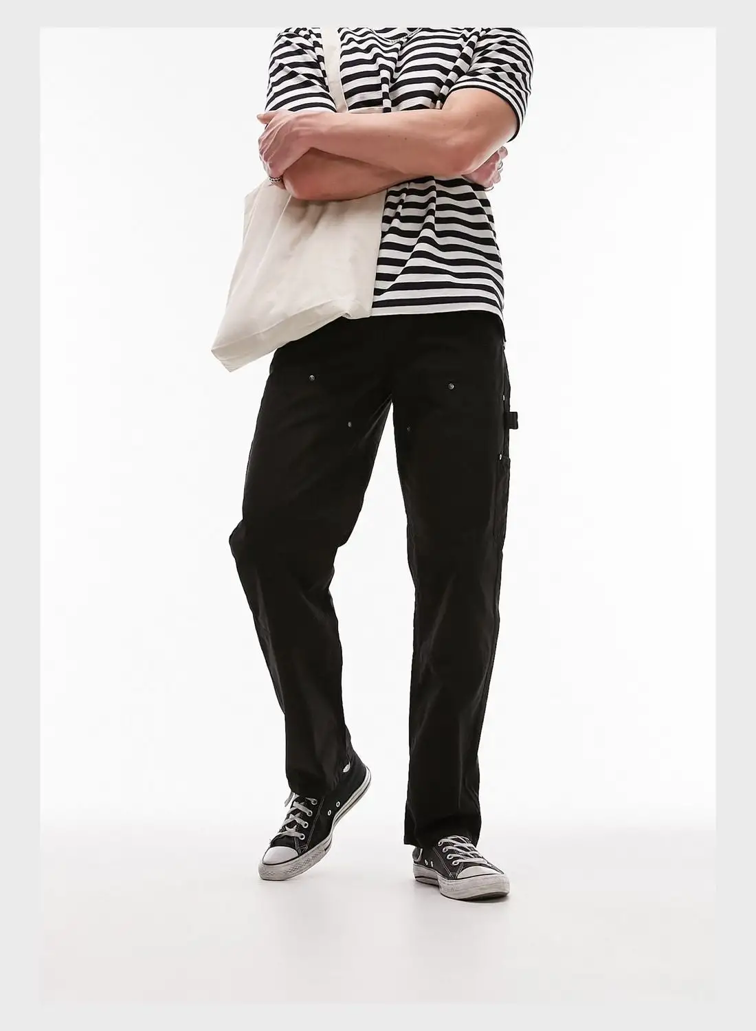 TOPMAN Straight Fit Carpenter Pants