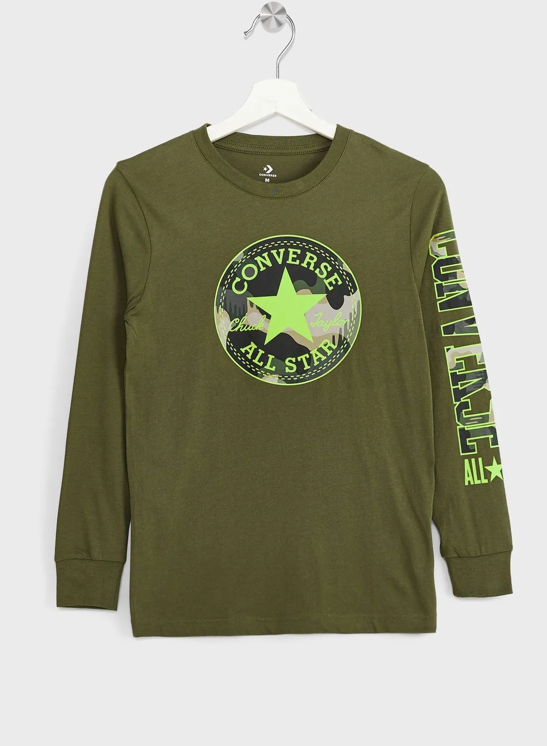 CONVERSE Youth Camo T-Shirt