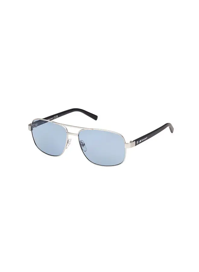 BMW Men's Polarized Rectangular Sunglasses - BS003917R57 - Lens Size: 57 Mm