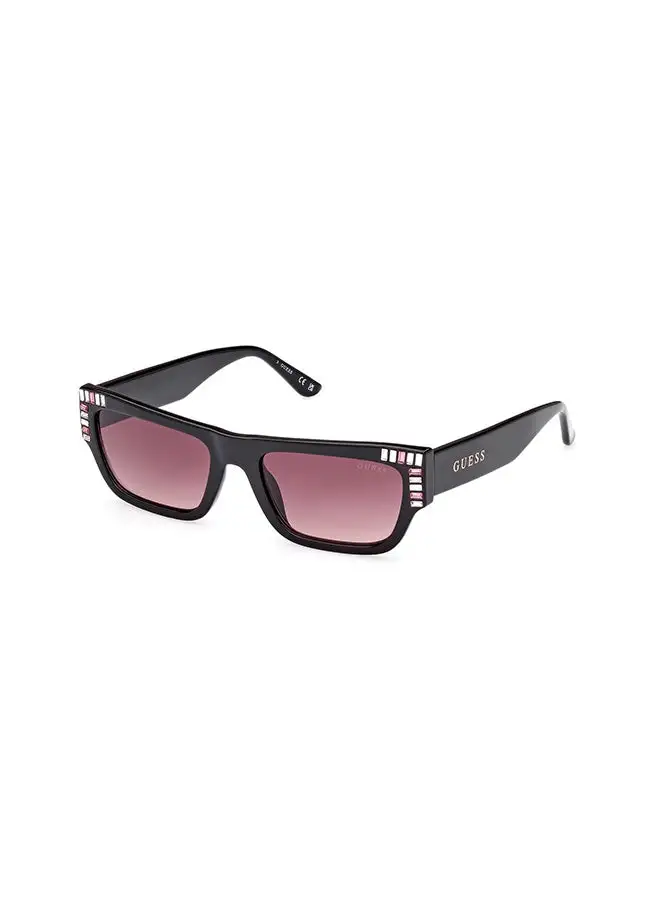 GUESS Women's UV Protection Rectangular Sunglasses - GU790201T53 - Lens Size: 53 Mm