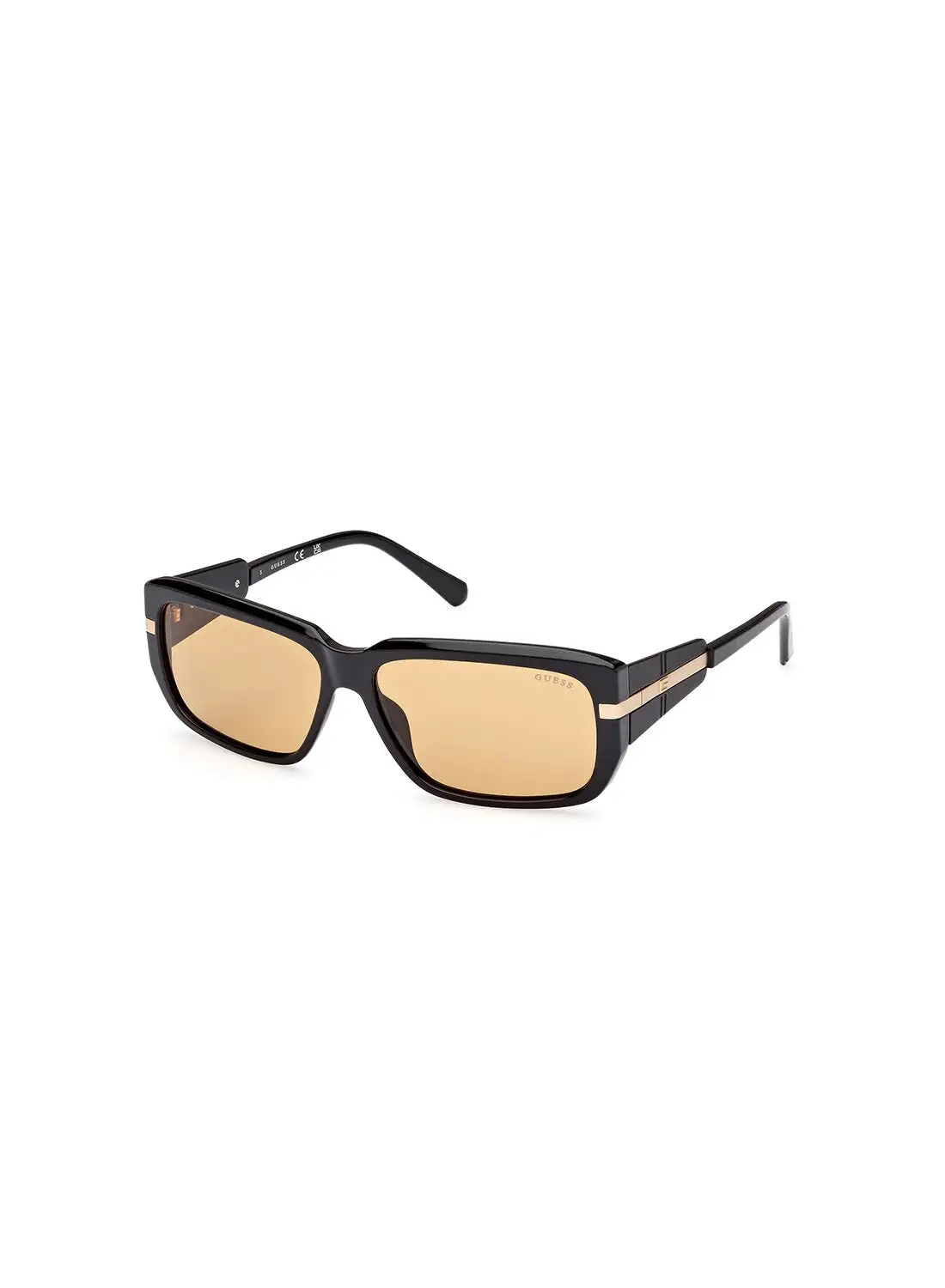 GUESS Men's UV Protection Rectangular Sunglasses - GU0009001E60 - Lens Size: 60 Mm