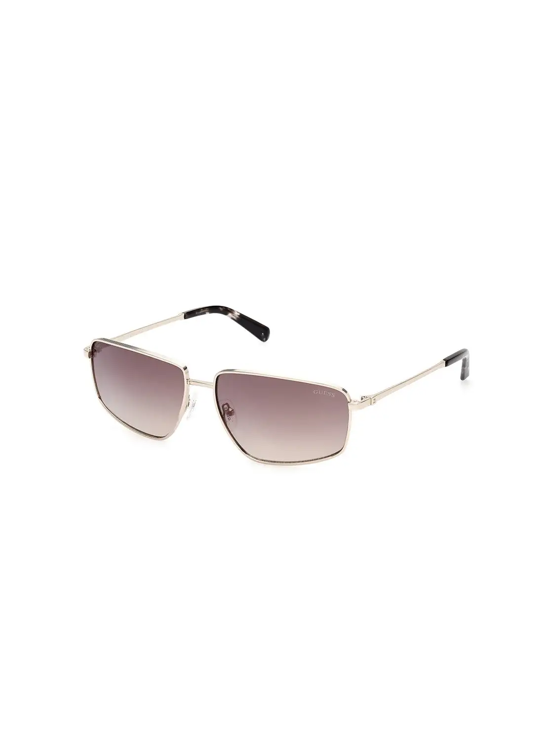 GUESS Men's UV Protection Rectangular Sunglasses - GU0008832G62 - Lens Size: 62 Mm