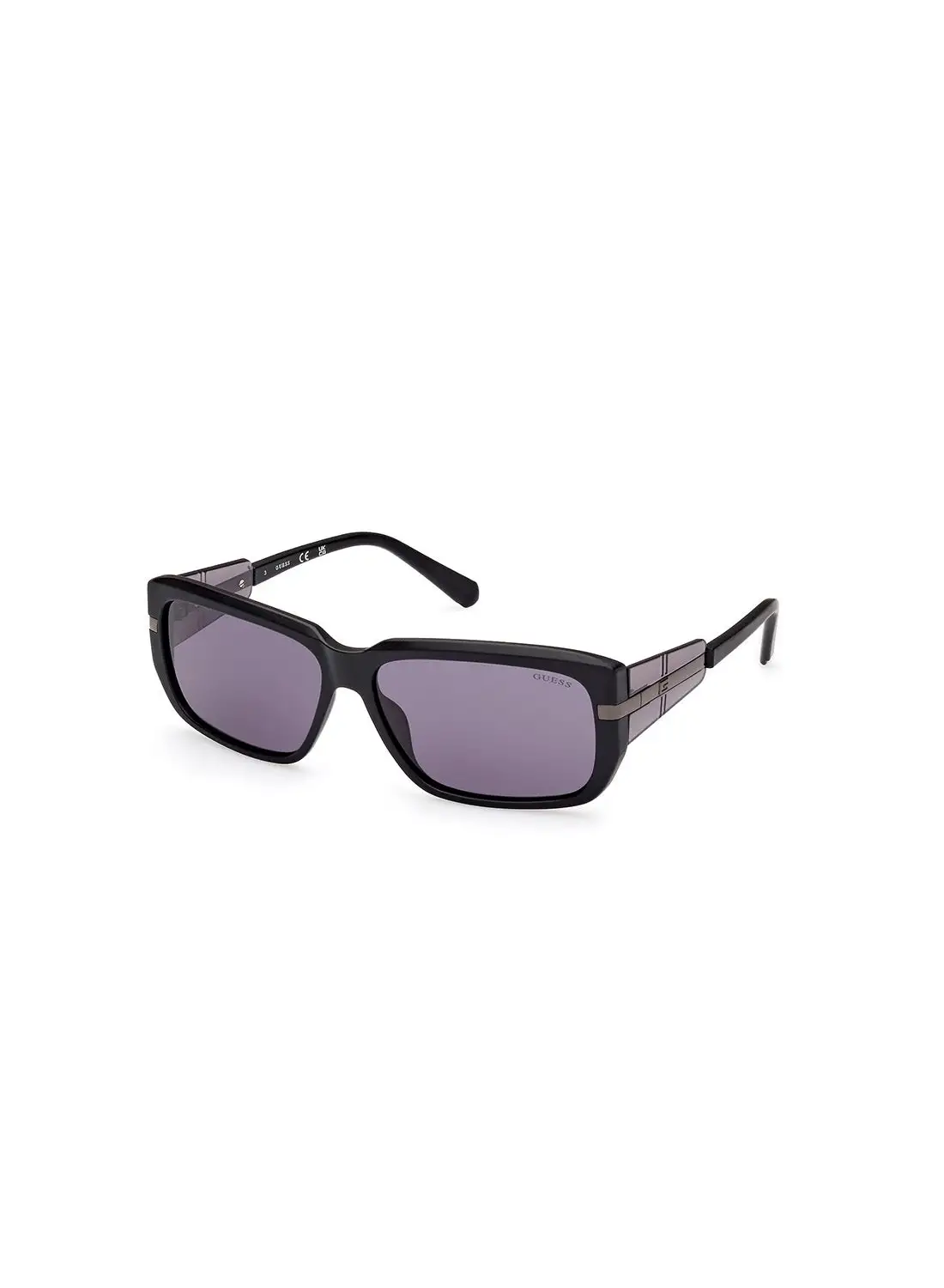 GUESS Men's UV Protection Rectangular Sunglasses - GU0009002Y60 - Lens Size: 60 Mm