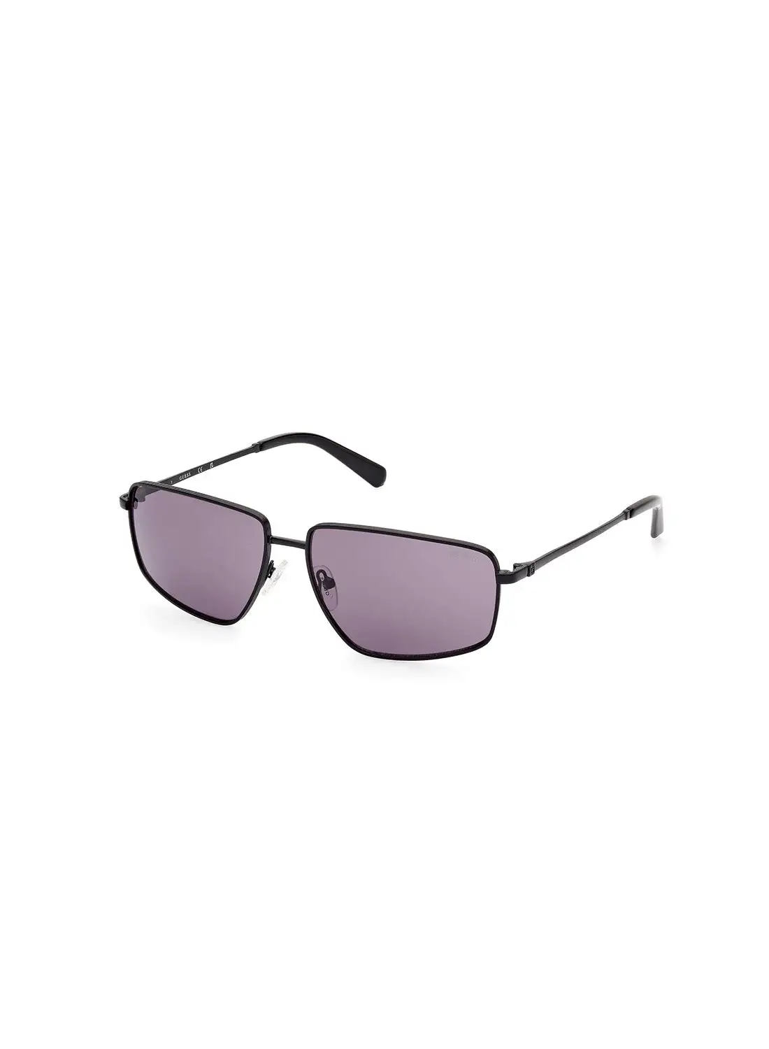 GUESS Men's UV Protection Rectangular Sunglasses - GU0008801Y62 - Lens Size: 62 Mm