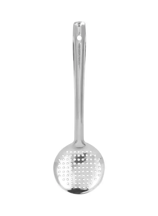 Royalford Stainless Steel Basting Skimmer Ideal For Cooking And Serving Food Premium-Quality Skimmer Food-Grade Elegant And Lightweight Design Silver 34.5cm