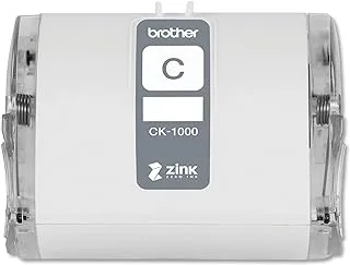 Brother Genuine CK-1000 ~2 (1.97”) 50 mm Wide x 6.5 ft. (2 m) Cleaning Roll for VC-500W Label and Photo Printers