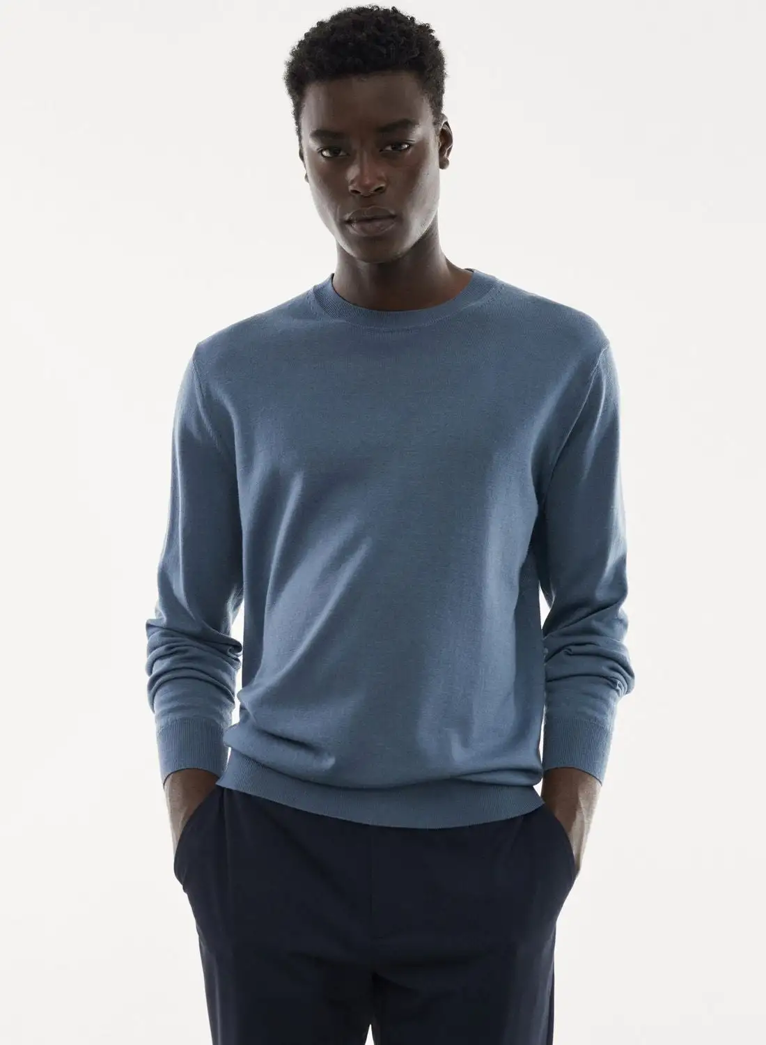 Mango Man Essential Crew Neck Sweater