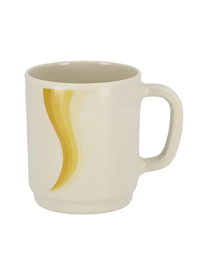 Royalford Super Rays Handle Cup White/Yellow