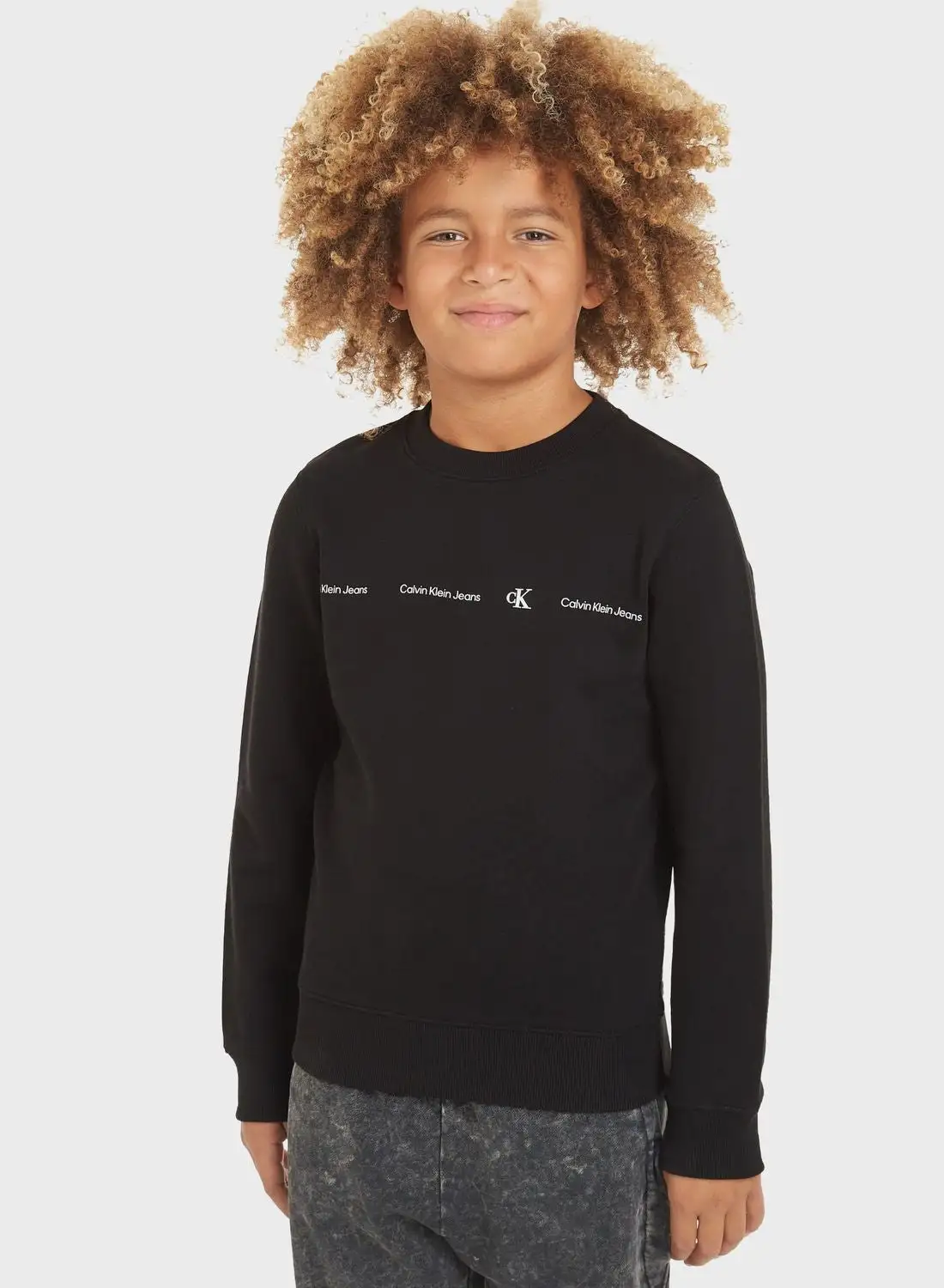 Calvin Klein Jeans Kids Logo Sweatshirt