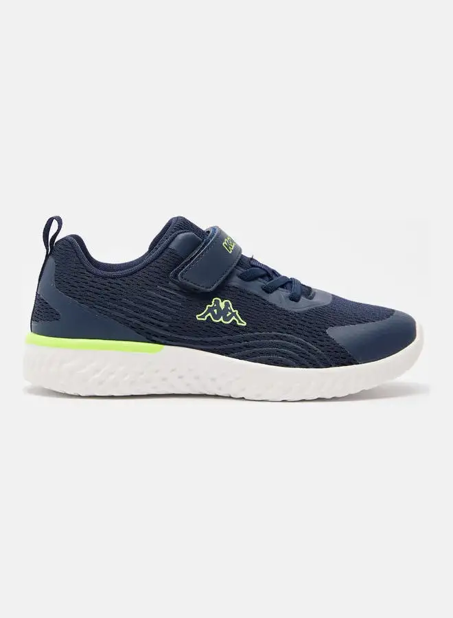 Kappa Textured Running Shoes with Hook and Loop Closure Navy