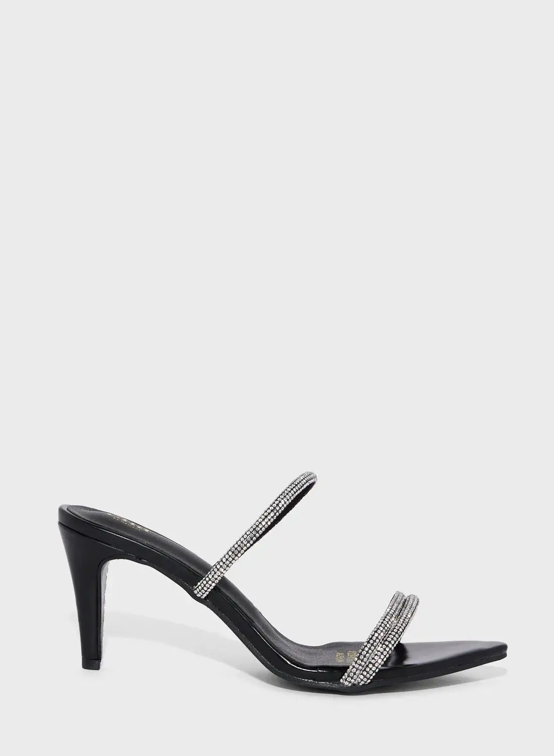 ELLA Pointed Toe Sandal With Diamante Trim