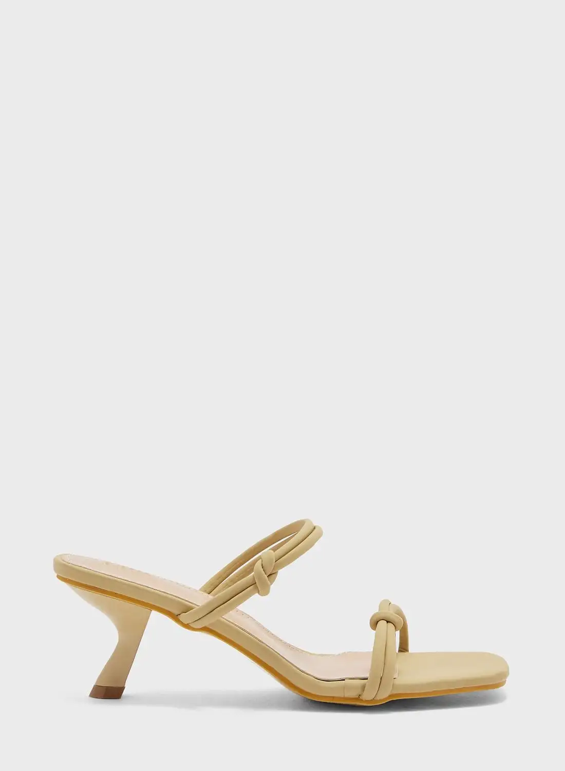 ELLA Two Strap Knot Detail Sandal