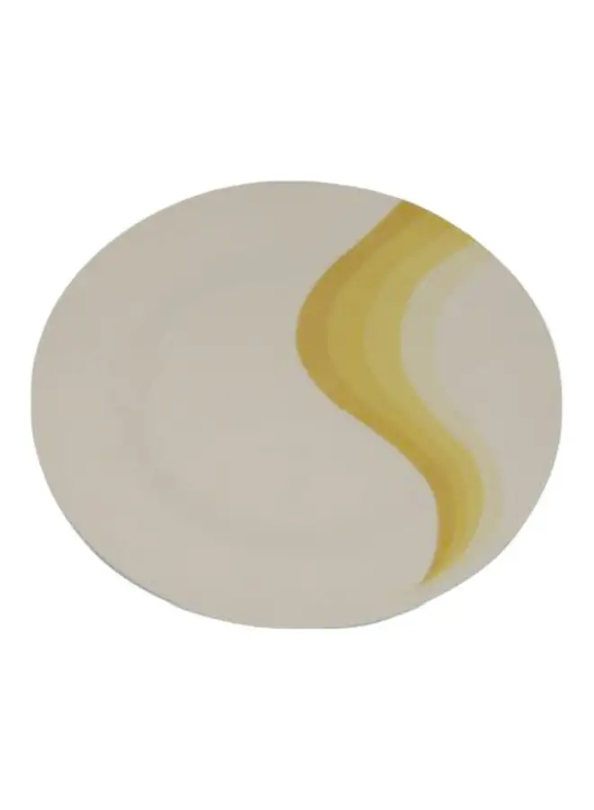 Royalford Super Rays Flat Plate White/Yellow 8inch