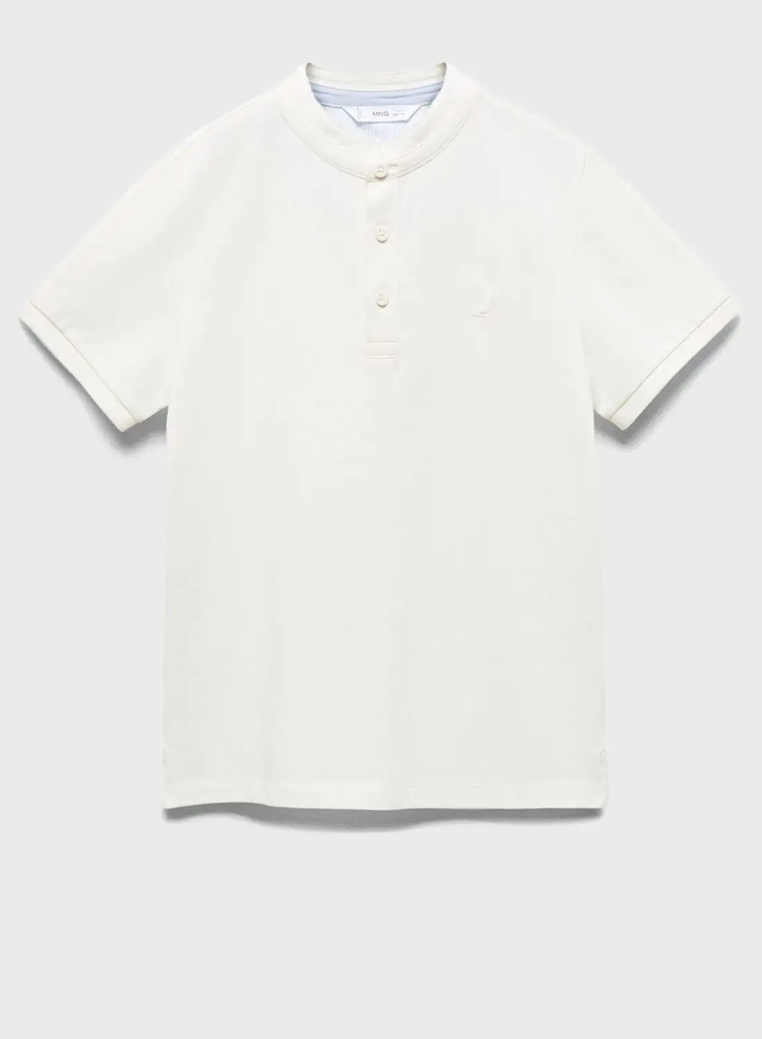 MANGO Kids Mao Collar Polo