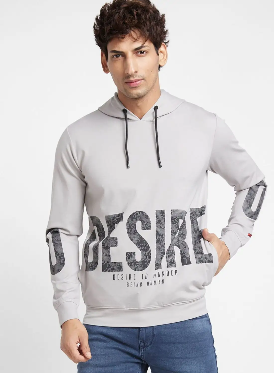 Being Human Graphic Hooded Sweatshirt