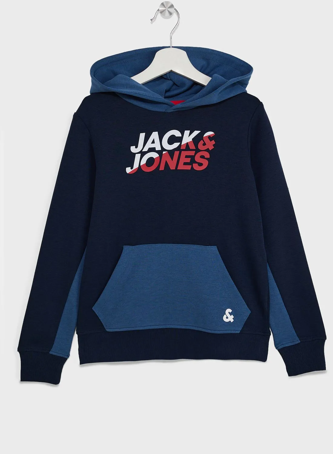 JACK & JONES Youth Logo Hooded Sweatshirt