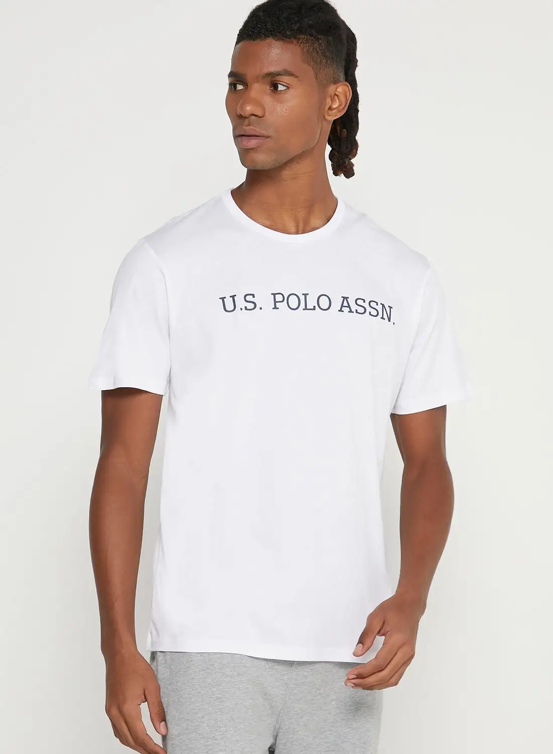 U.S. Polo Assn. Logo Crew Neck T-Shirt