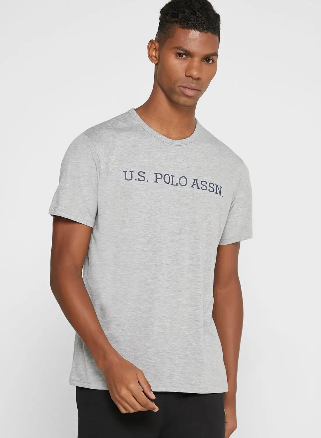 U.S. Polo Assn. Logo Crew Neck T-Shirt