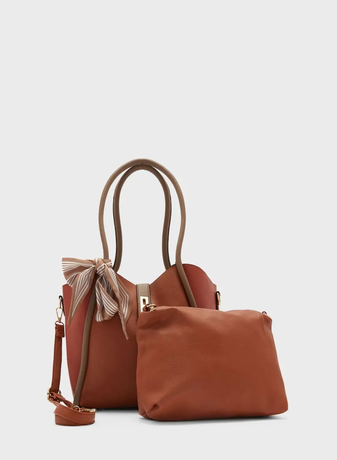 ELLA Colour Block Large Tote Bag