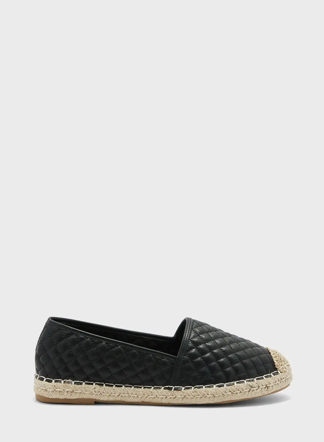 ELLA Quilted Toe Cap Espadrille