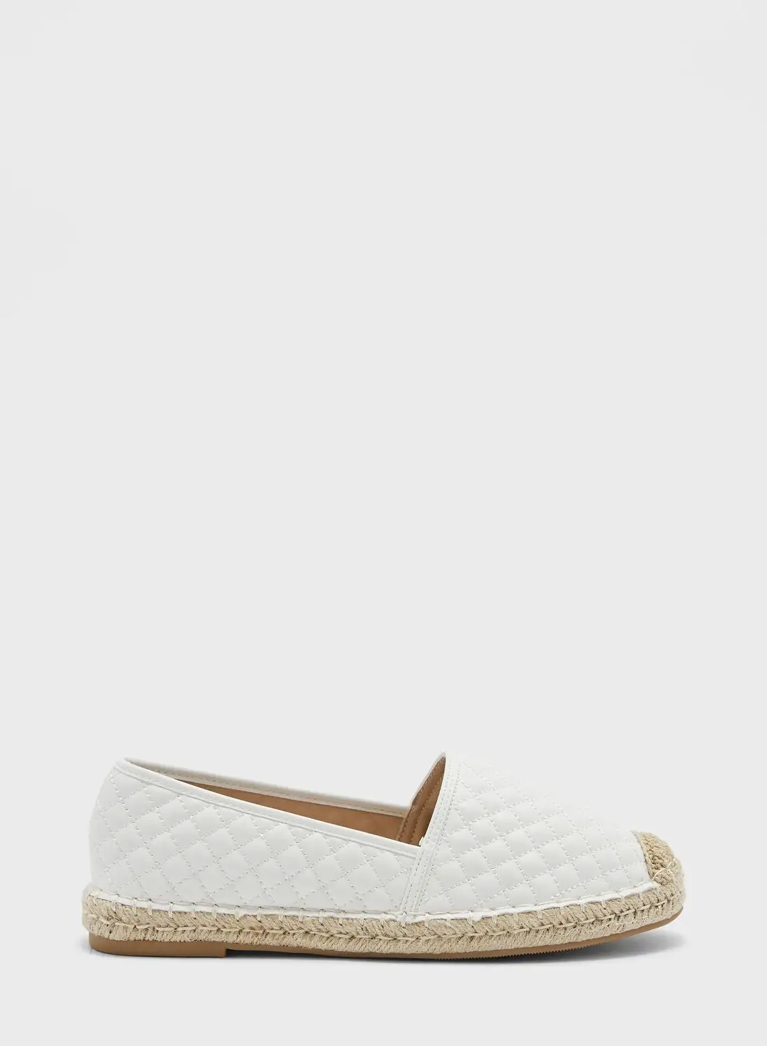 ELLA Quilted Toe Cap Espadrille