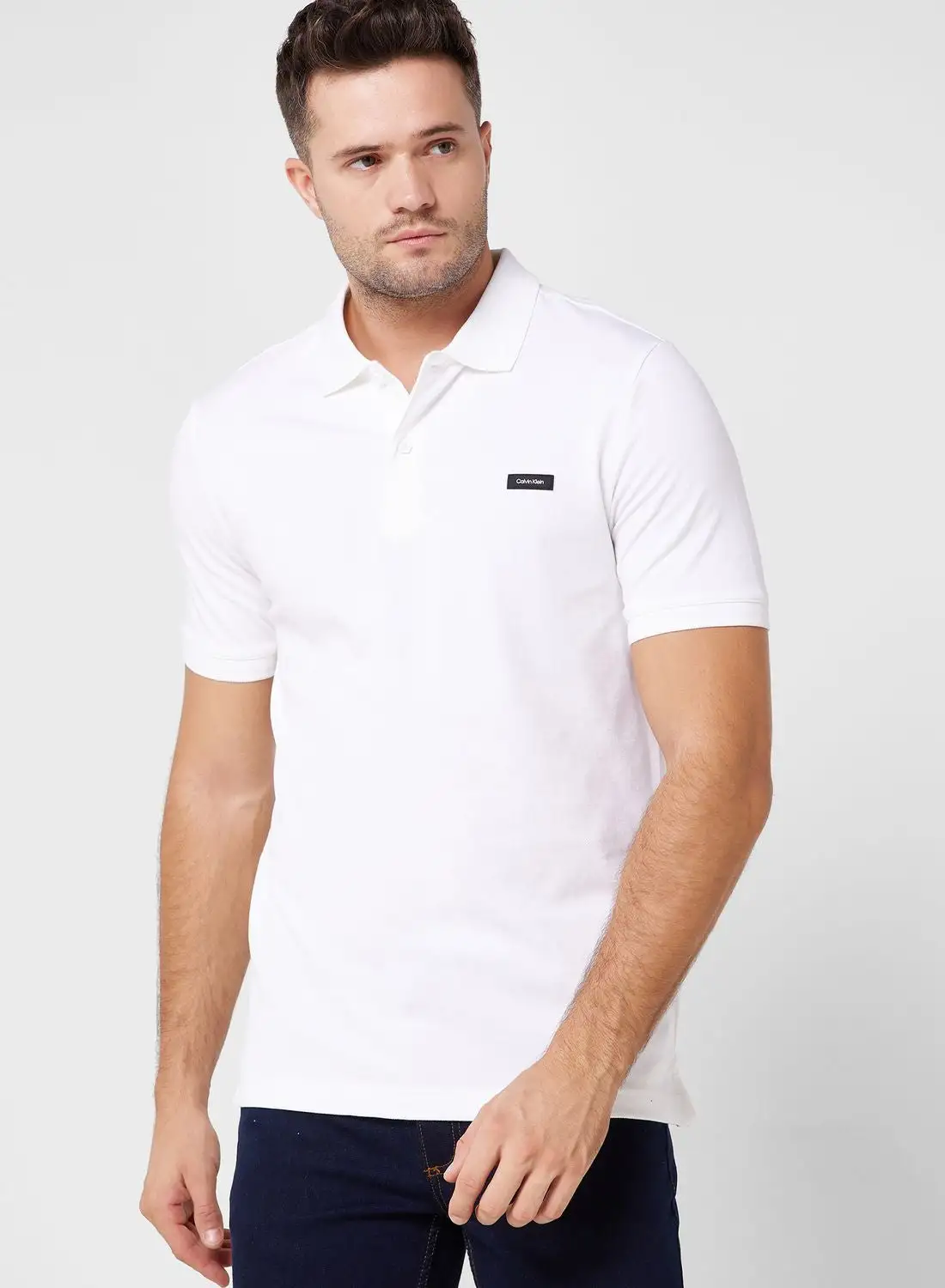 CALVIN KLEIN Logo Pique Polo