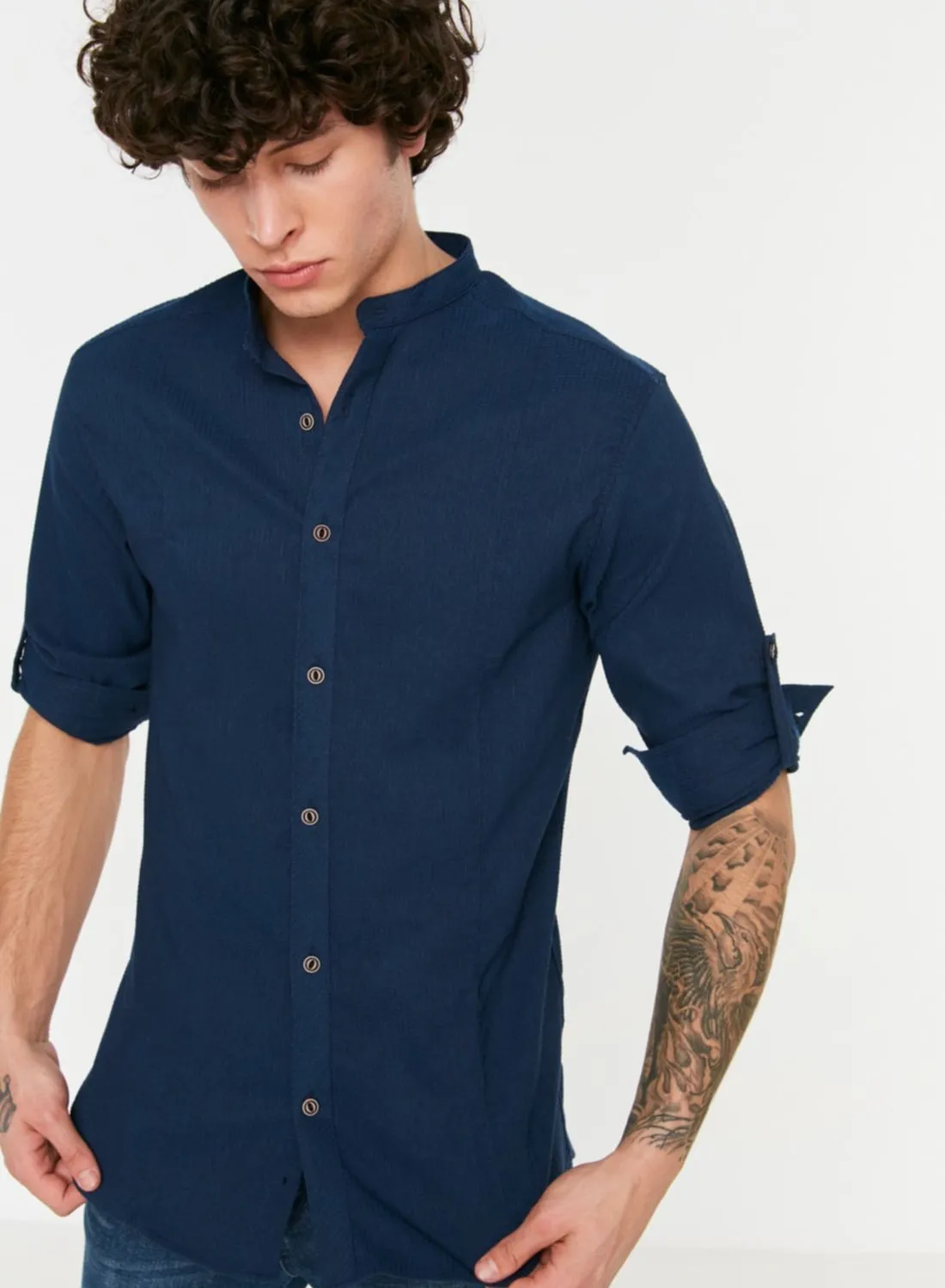 trendyol Checked Extra Slim Fit Shirt