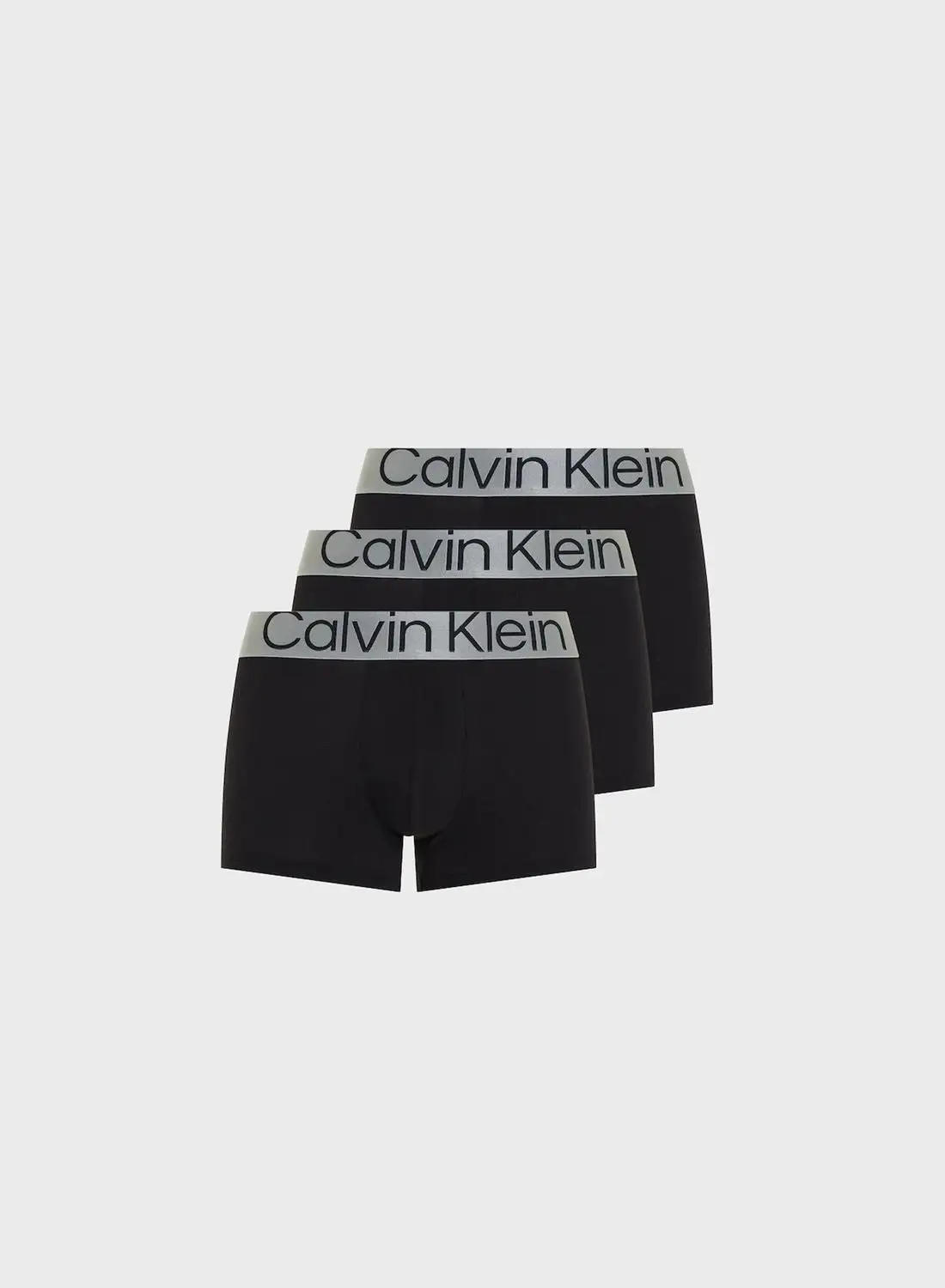 CALVIN KLEIN 3 Pack Logo Band Trunks