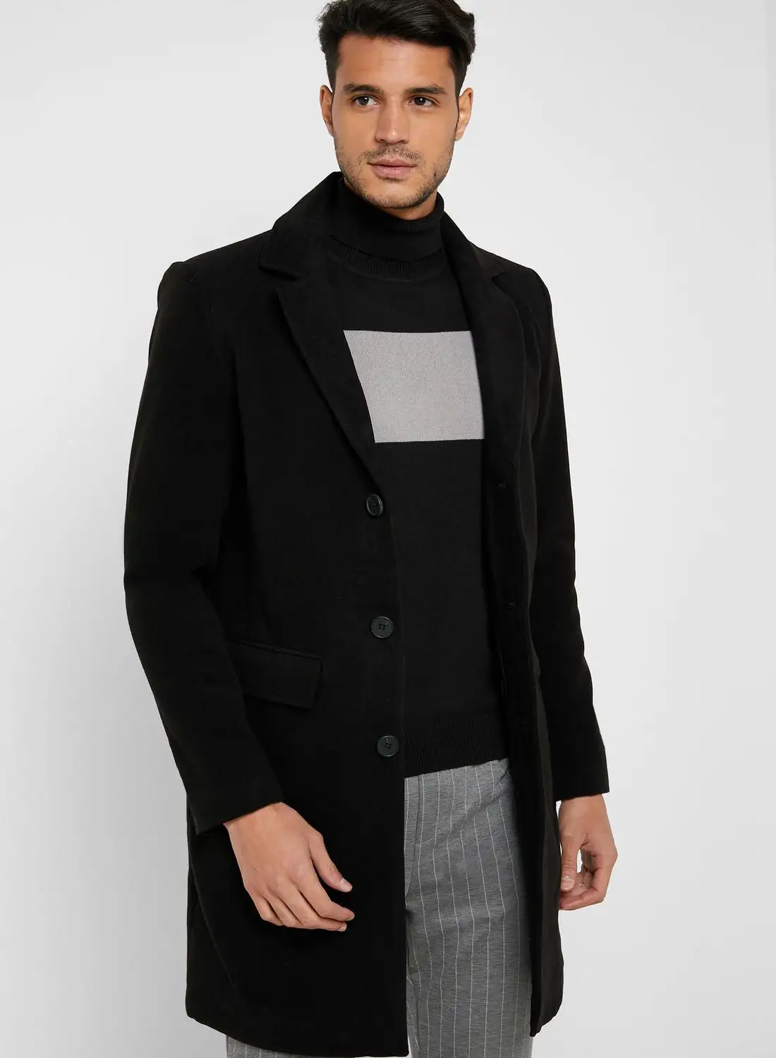 BRAVE SOUL Formal Single Breasted Coat