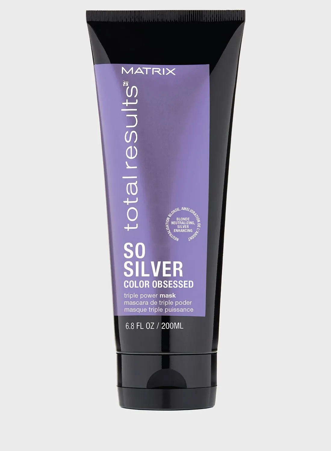 MATRIX Matrix So Silver Triple Power Toning Hair Mask for Blonde and Silver Hair 200ml