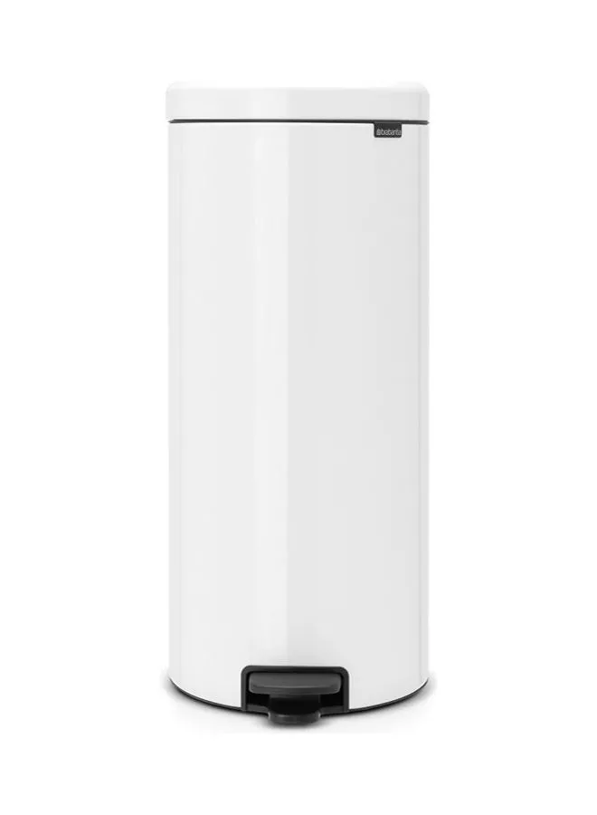 brabantia Pedal Bin Newicon With Inner Bucket White 30Liters