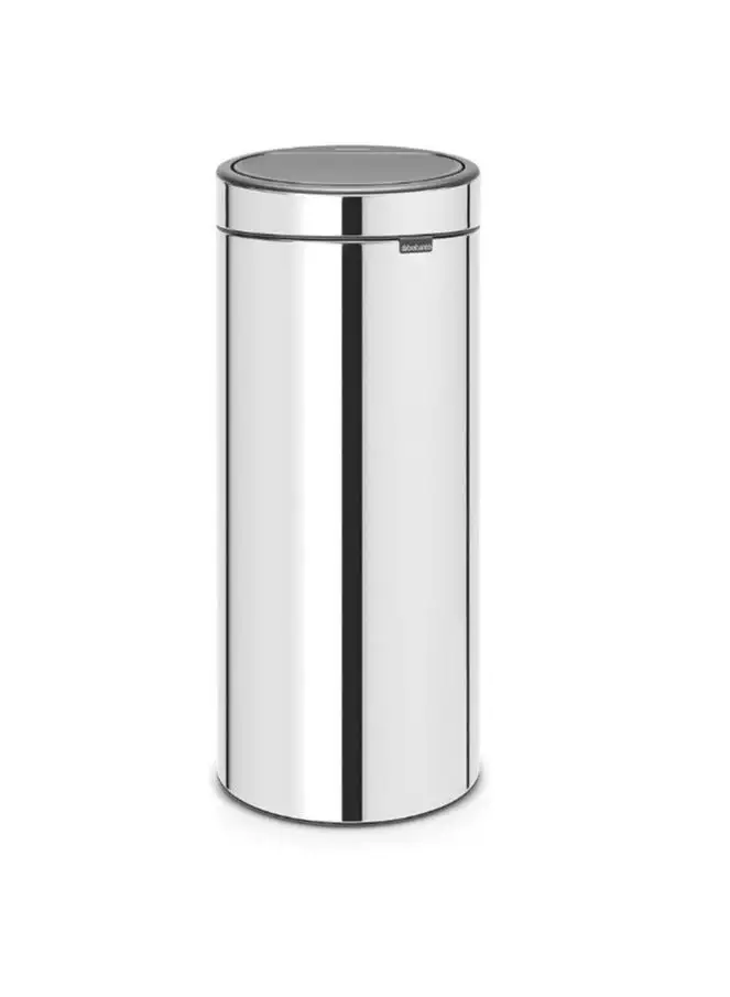 brabantia Brabantia Touch Trash Can New 30 L Brilliant Steel