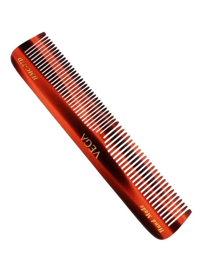 Vega Graduated Dressing Comb Black/Red 16.5 x 3cm