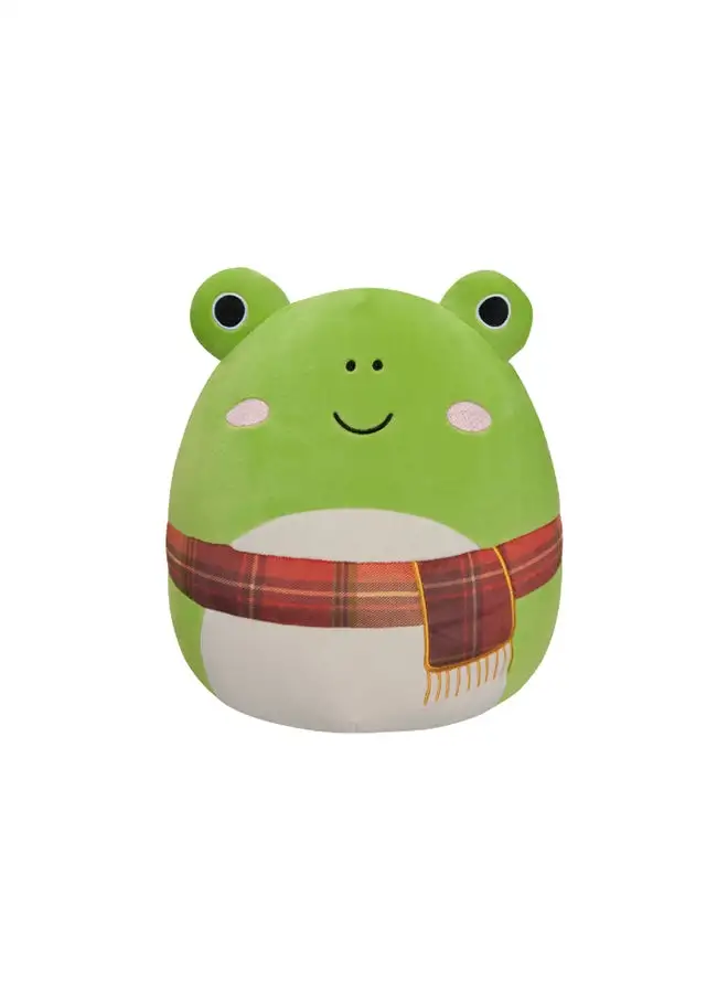 Squishmallows 35-Inch Wendy Green Frog W/plaid Scarf Officially Licensed Kellytoy Plush Toy