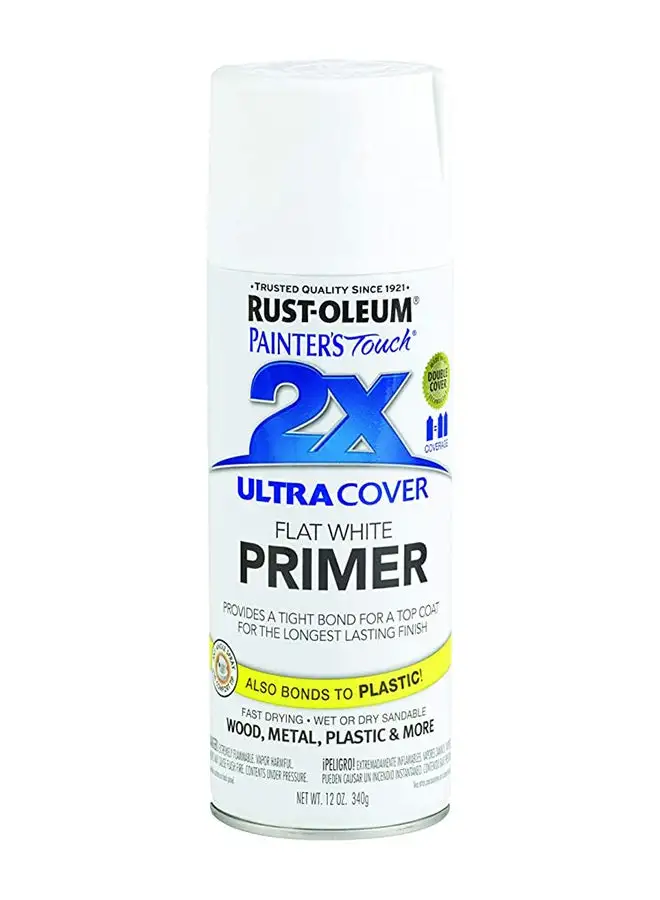 RUST-OLEUM Painter's Touch Ultra Cover Spray Paint White Primer