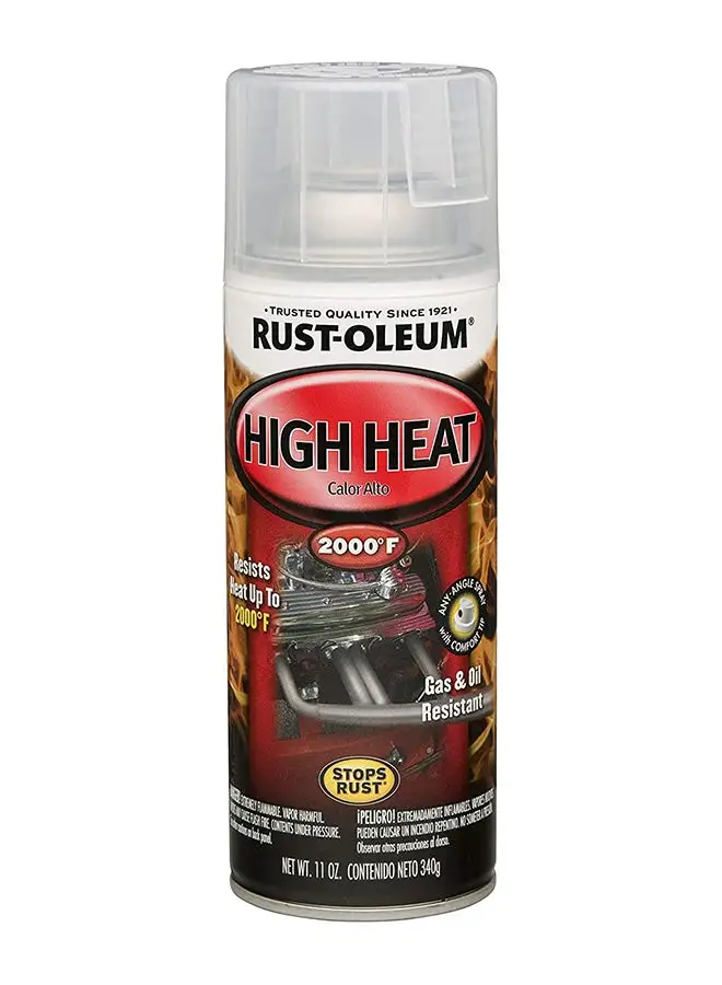 RUST-OLEUM Rust-Oleum 260771 Automotive High Heat Spray Paint, 11 oz, Gloss Clear Clear