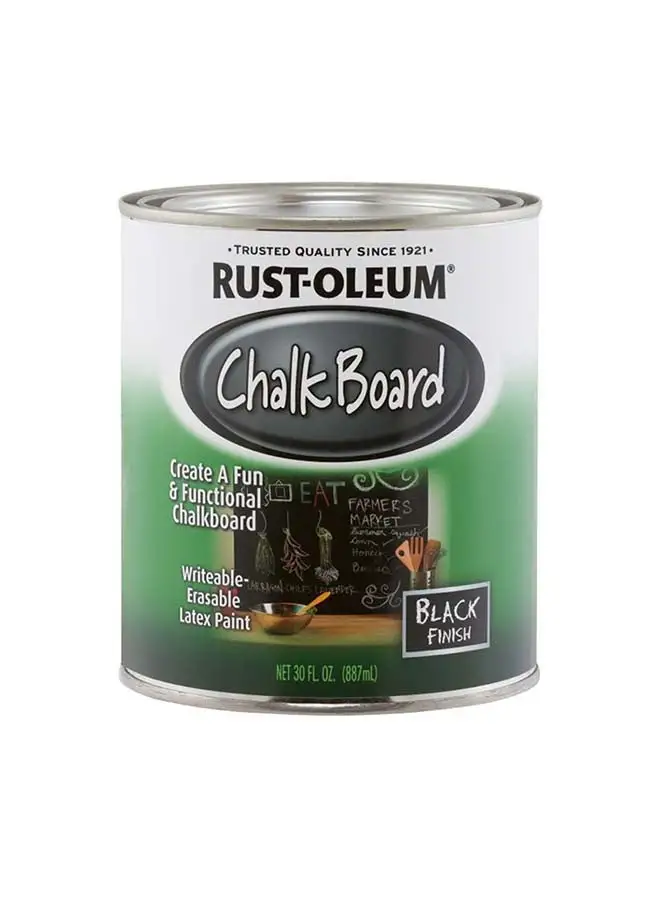 RUST-OLEUM Quart Chalk Board Paint Black 10.8x10.8x12.7cm