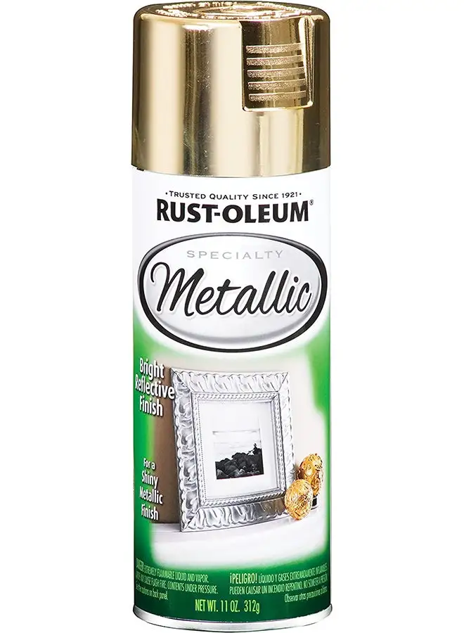 طلاء رش معدني متخصص من RUST-OLEUM باللون الذهبي