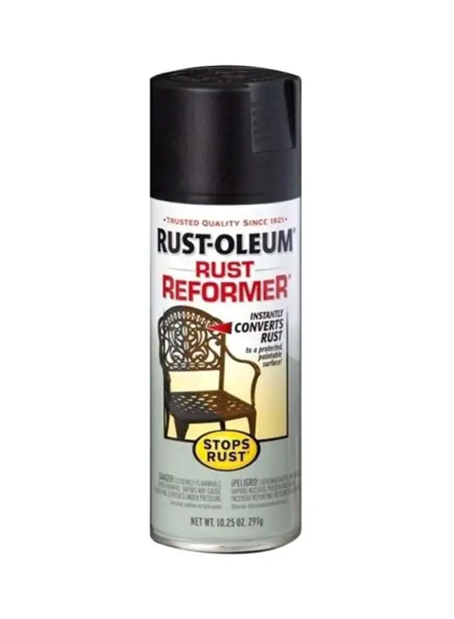 RUST-OLEUM Rust Reformer Spray Paint 215215 Black